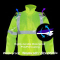 Custom High Visibility Work Wear Uniform Waterproof Raincoat